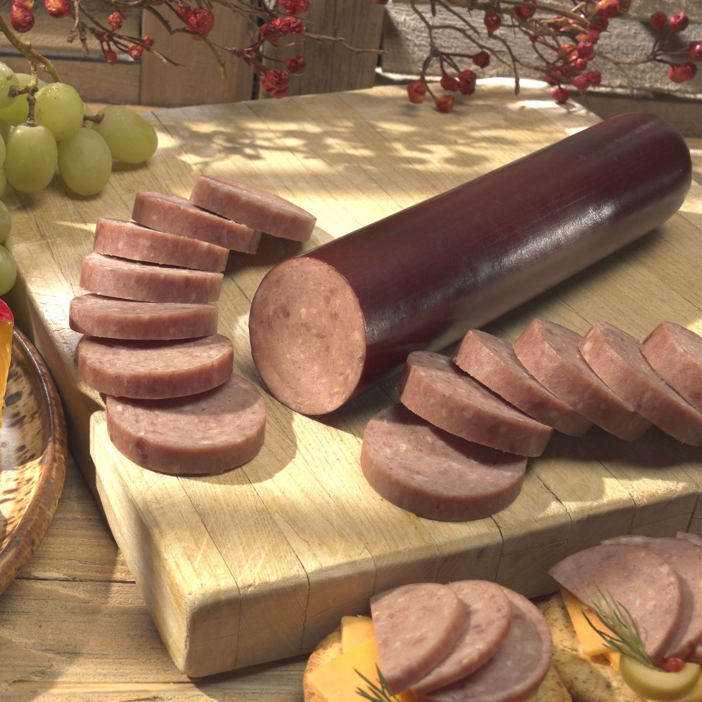 Summer Sausage, Pork and Beef 12oz (6-packages)